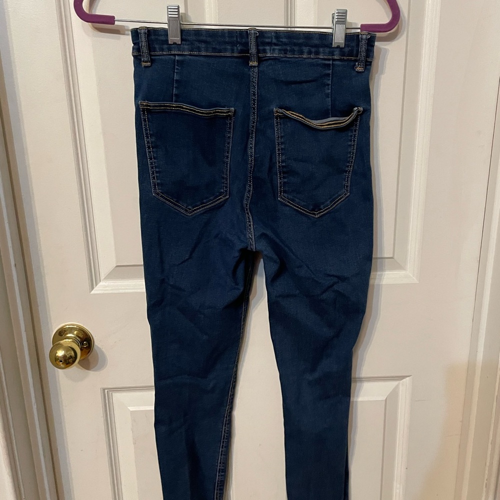 Zara high rise skinny jeans size 8